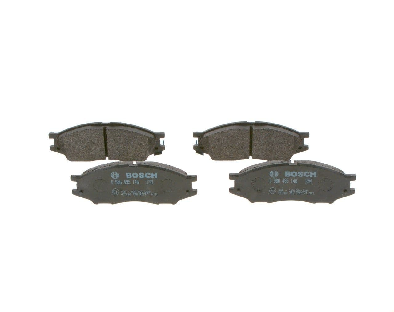 set placute frana,frana disc BOSCH 0 986 495 146