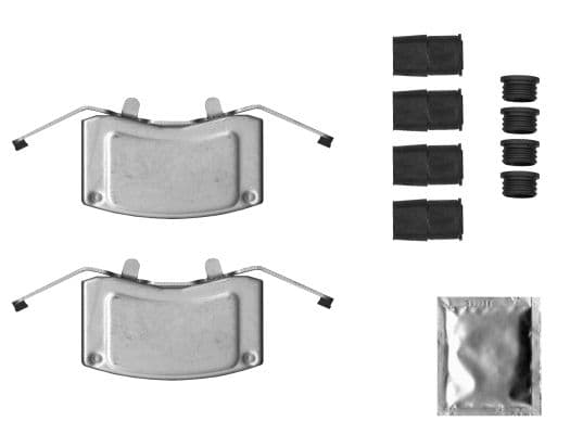 Set accesorii, etrier frana TEXTAR 82544400