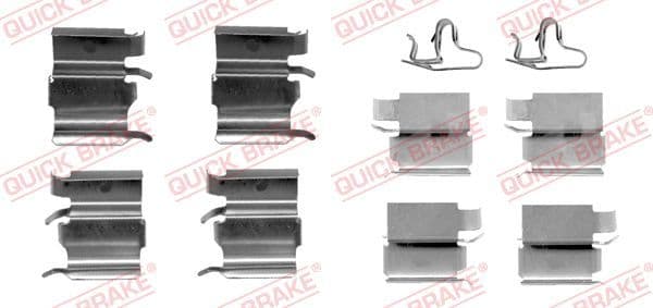 Set accesorii, placute frana QUICK BRAKE 109-1240
