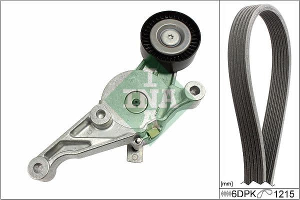 Set curea transmisie cu caneluri Schaeffler INA 529 0462 10