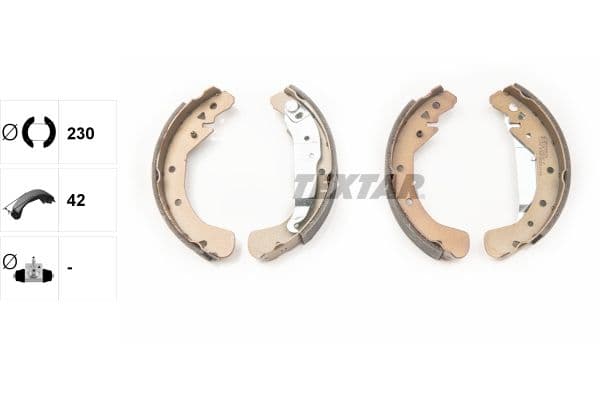 Set saboti frana TEXTAR 91060100