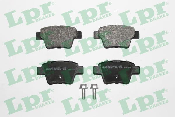 set placute frana,frana disc LPR 05P1278