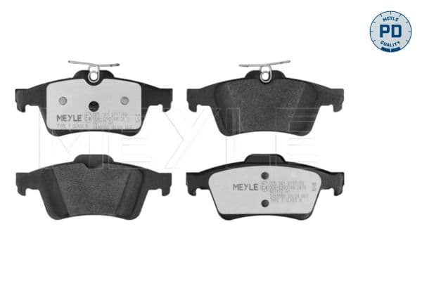 set placute frana,frana disc MEYLE -PD: Advanced performance and design. 025 241 3717/PD