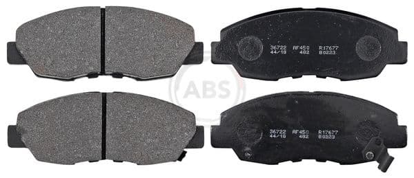 set placute frana,frana disc A.B.S. 36722