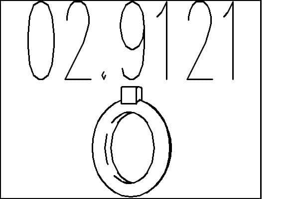 tampon cauciuc,amortizor esapament MTS 02.9121