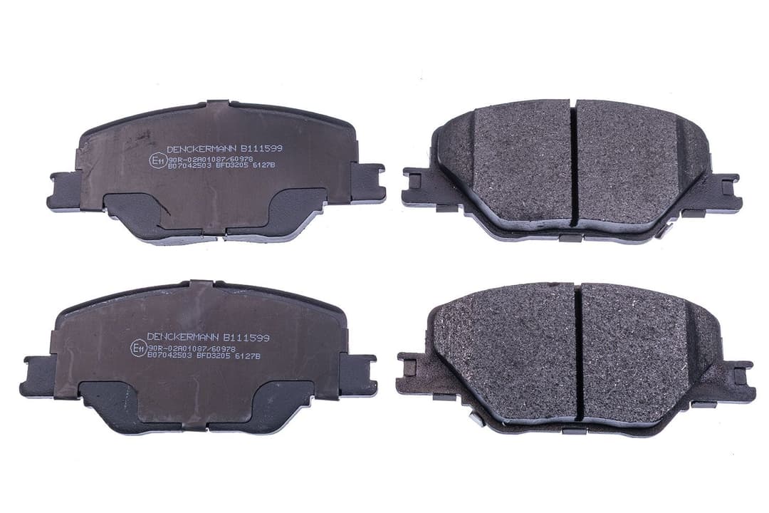 set placute frana,frana disc DENCKERMANN B111599
