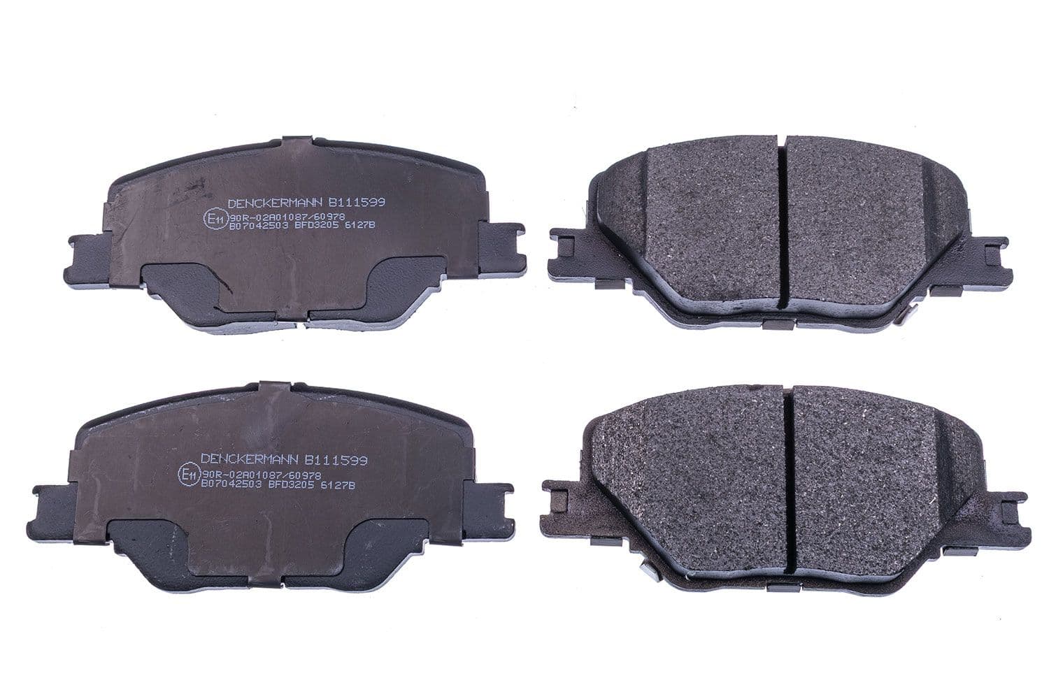 set placute frana,frana disc DENCKERMANN B111599