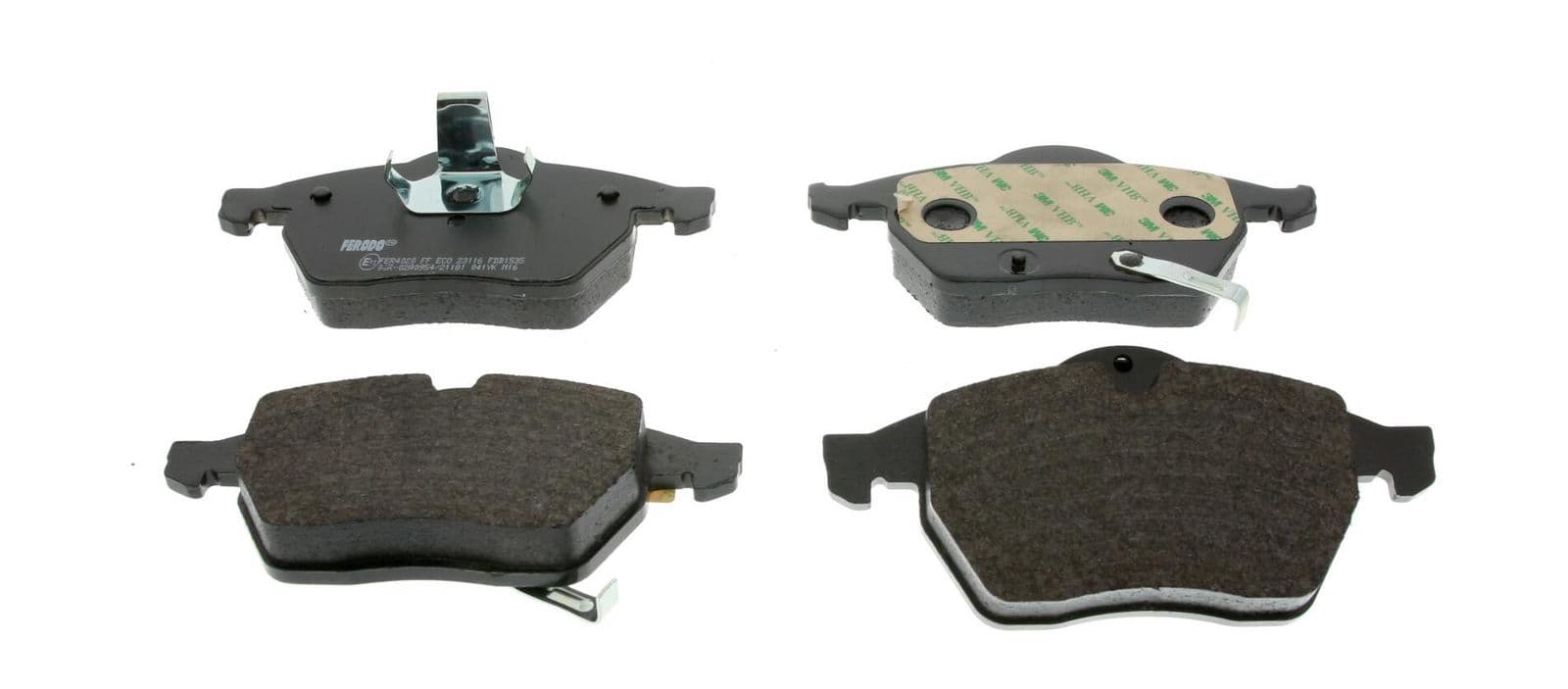 set placute frana,frana disc FERODO PREMIER ECO FRICTION FDB1535