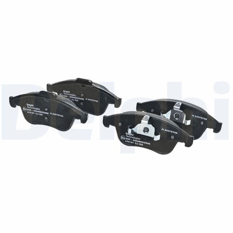 set placute frana,frana disc DELPHI LP2181