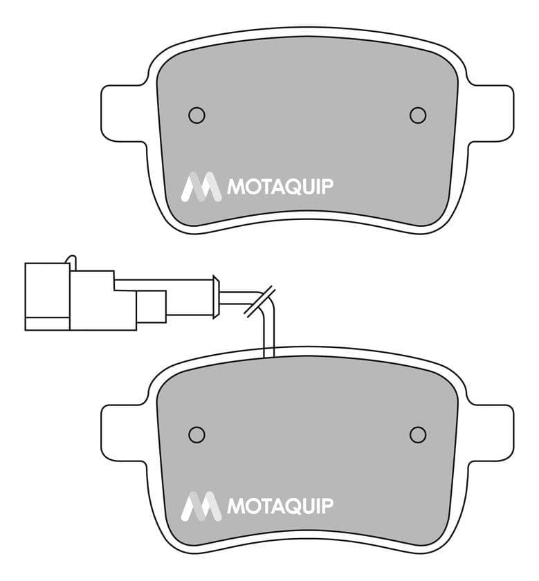 set placute frana,frana disc MOTAQUIP LVXL1676