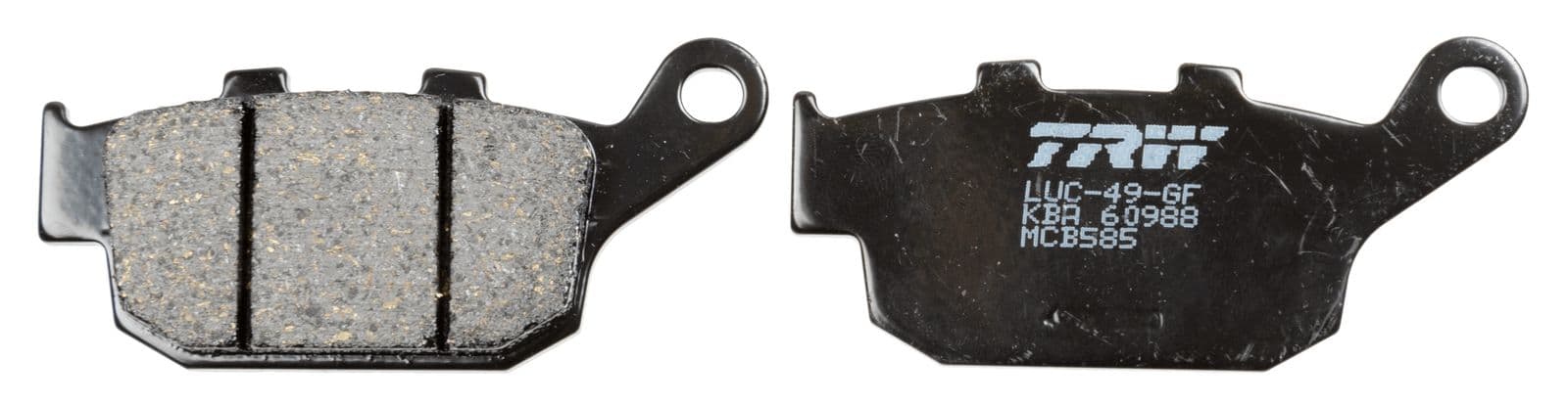 set placute frana,frana disc TRW MCB585