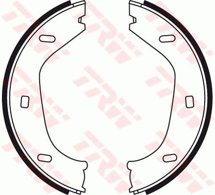 Set saboti frana, frana de mana TRW GS8219