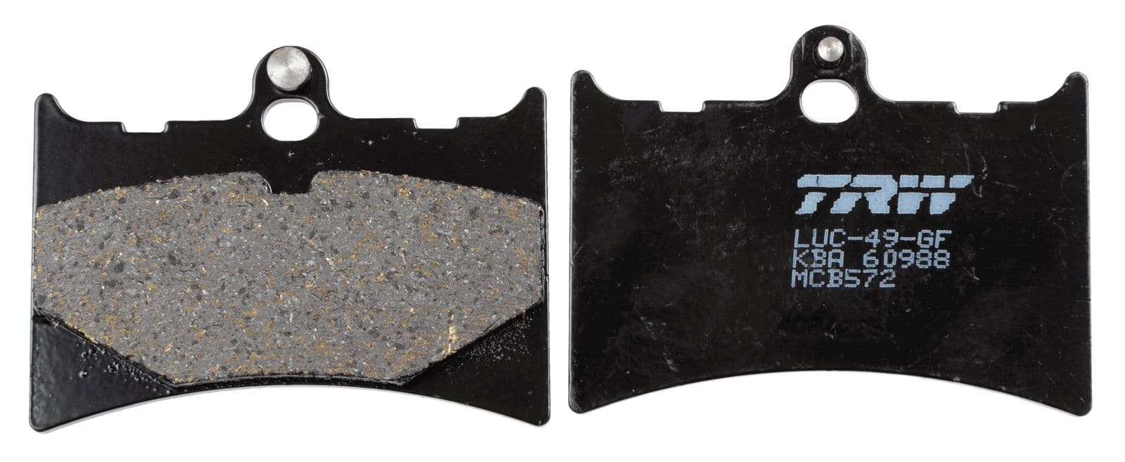 set placute frana,frana disc TRW MCB572