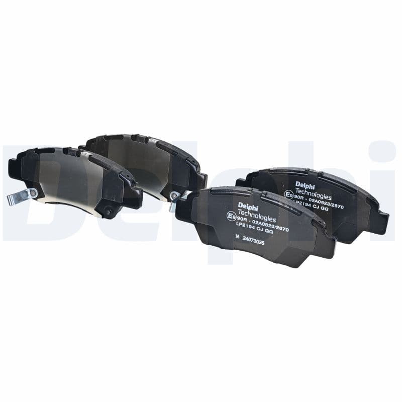 set placute frana,frana disc DELPHI LP2194