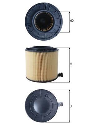 Filtru aer MAHLE LX 4406