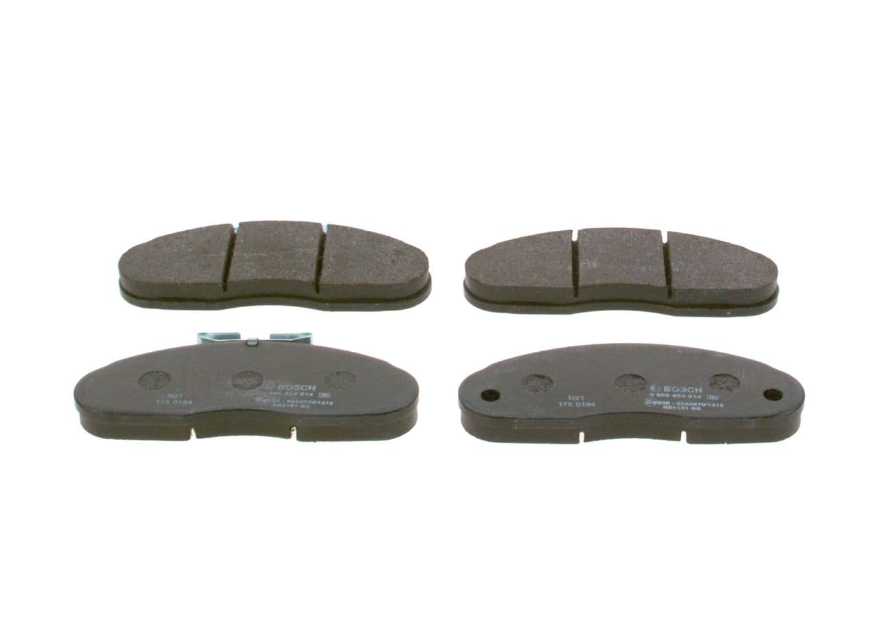 set placute frana,frana disc BOSCH 0 986 424 914