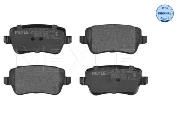set placute frana,frana disc MEYLE -ORIGINAL: True to OE. 025 243 4817