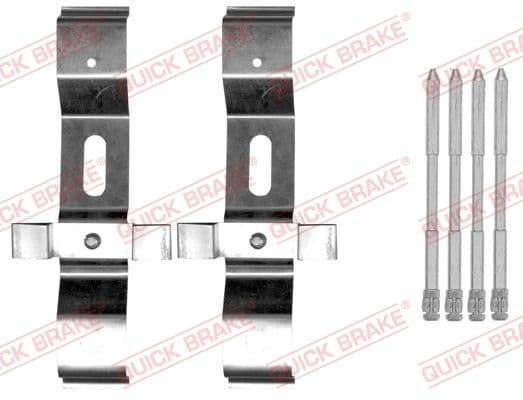 Set accesorii, placute frana QUICK BRAKE 109-0004
