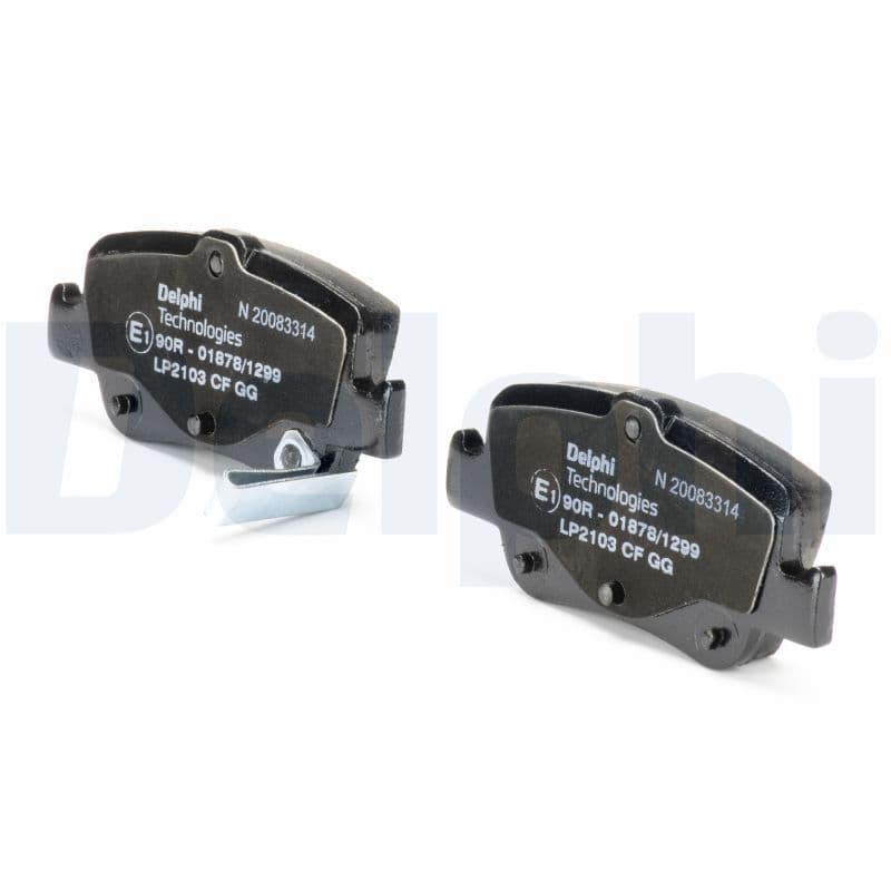 set placute frana,frana disc DELPHI LP2103