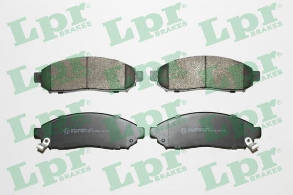 set placute frana,frana disc LPR 05P1495