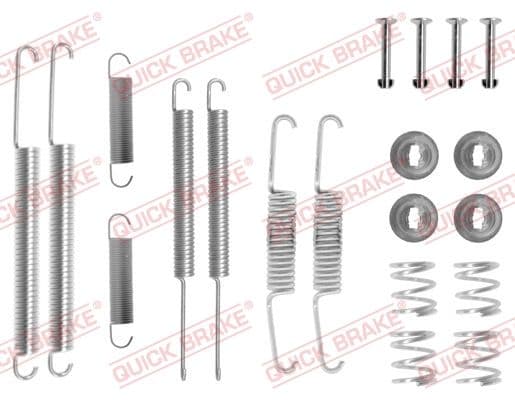Set accesorii, sabot de frana QUICK BRAKE 105-0609