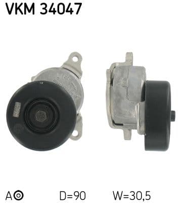 Intinzator curea, curea distributie SKF VKM 34047