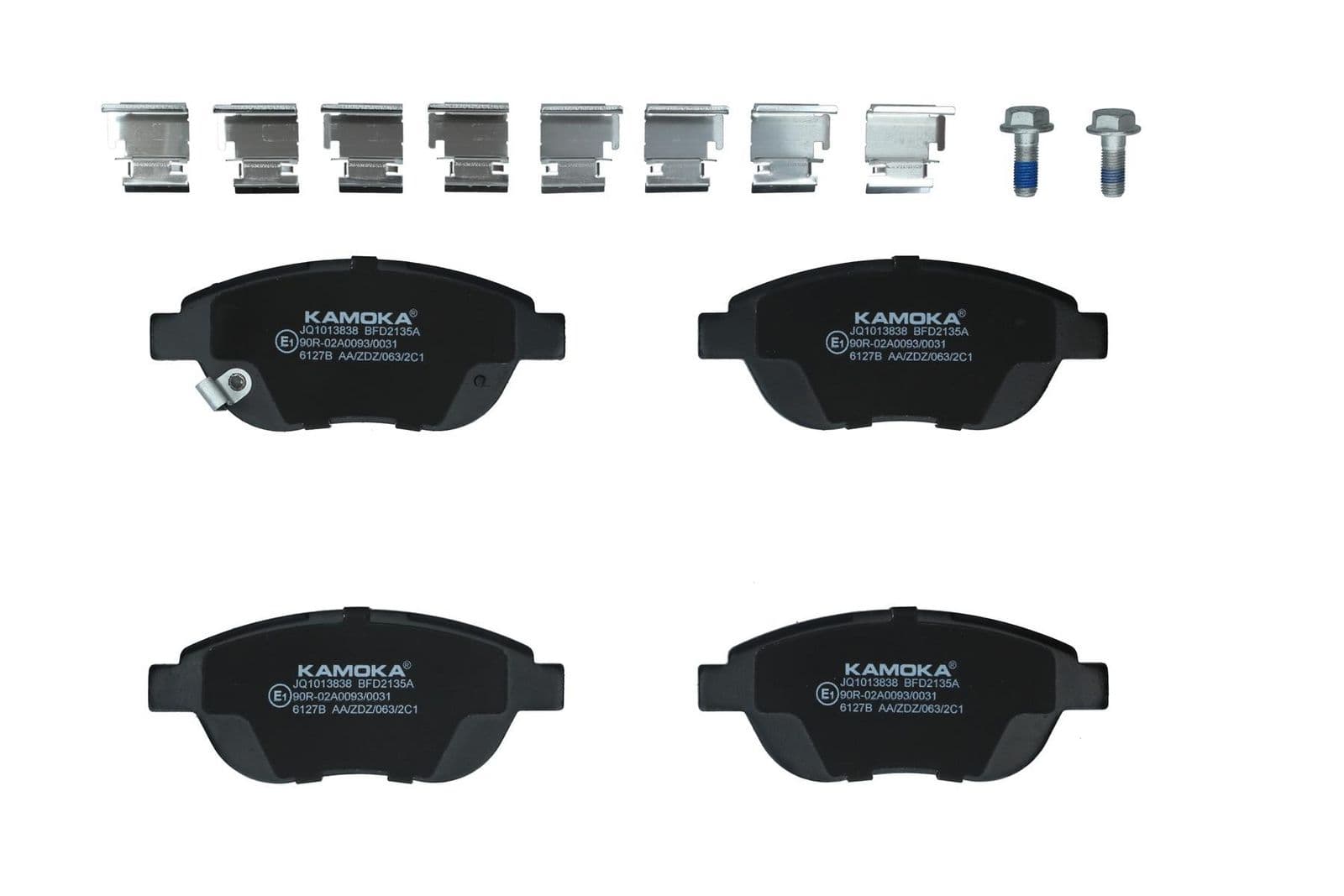 set placute frana,frana disc KAMOKA JQ1013838