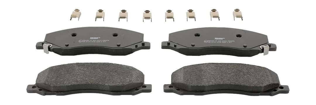 set placute frana,frana disc FERODO PREMIER ECO FRICTION FDB4278