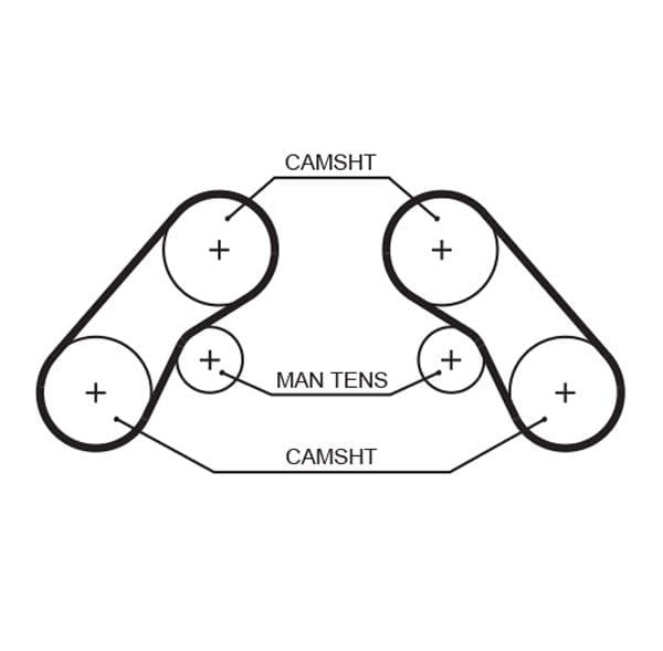 Curea de distributie GATES 5576XS