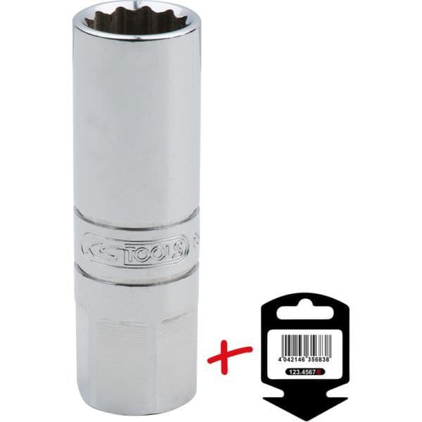 Set chei tubulare, bujie KS TOOLS 918.3990-E
