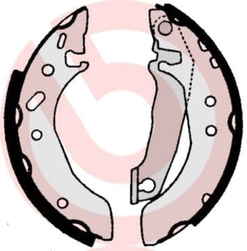 Set saboti frana BREMBO S 24 519