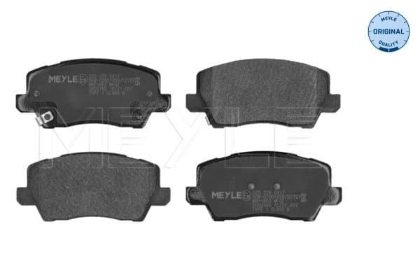 set placute frana,frana disc MEYLE -ORIGINAL: True to OE. 025 229 0417