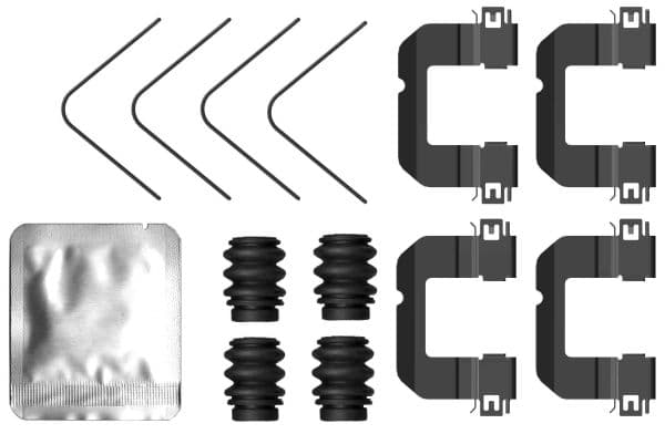 Set accesorii, placute frana TEXTAR 82553400