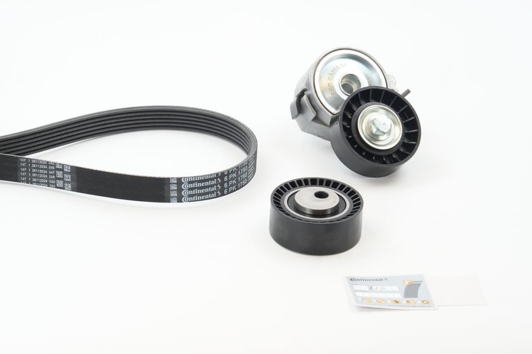 Set curea transmisie cu caneluri CONTINENTAL CTAM 6PK1750K1