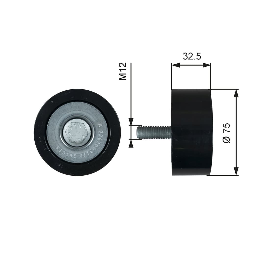 Rola ghidare/conducere, curea transmisie GATES FleetRunner™ T36741