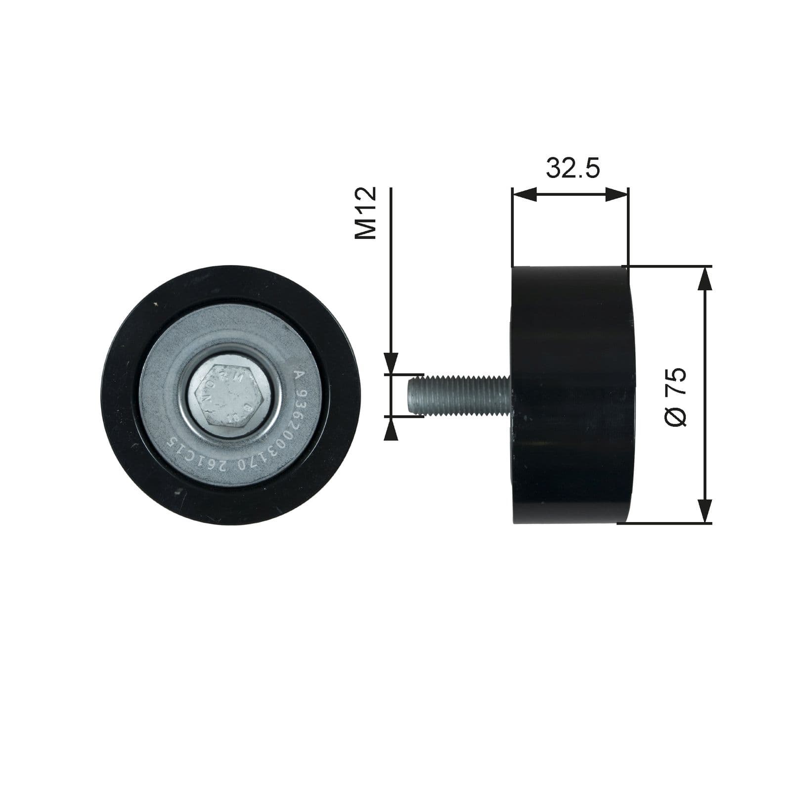 Rola ghidare/conducere, curea transmisie GATES FleetRunner™ T36741
