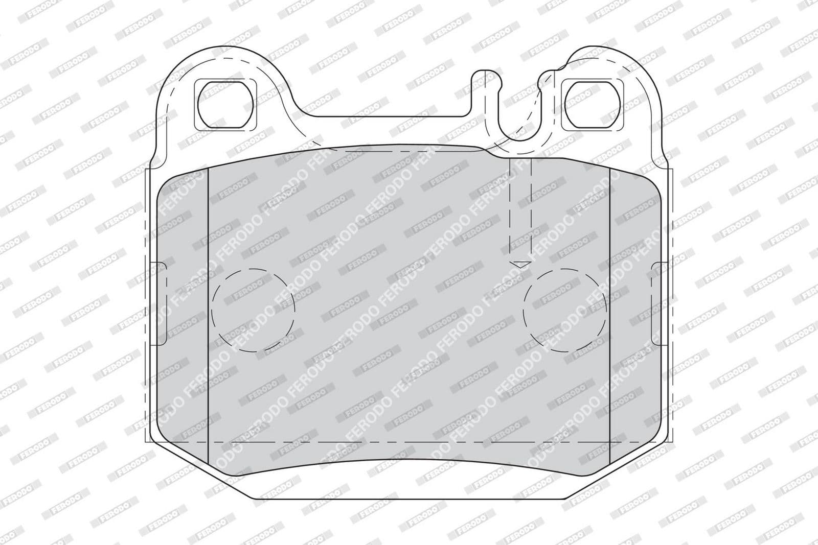 set placute frana,frana disc FERODO FDB1512