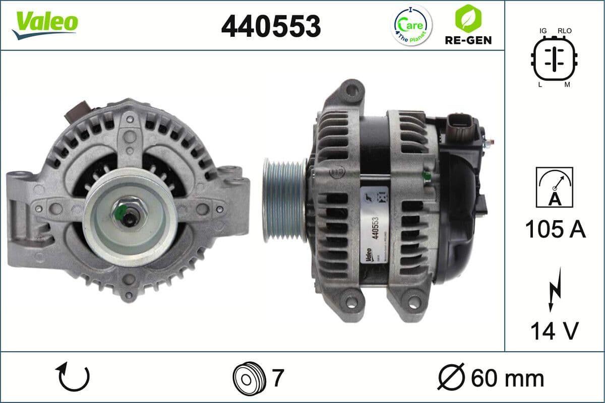 Generator / Alternator VALEO 440553