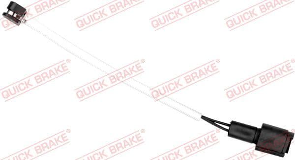 senzor de avertizare,uzura placute de frana QUICK BRAKE WS 0102 A