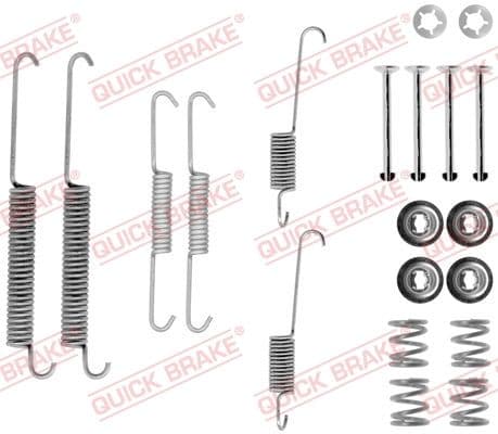Set accesorii, sabot de frana QUICK BRAKE 105-0754