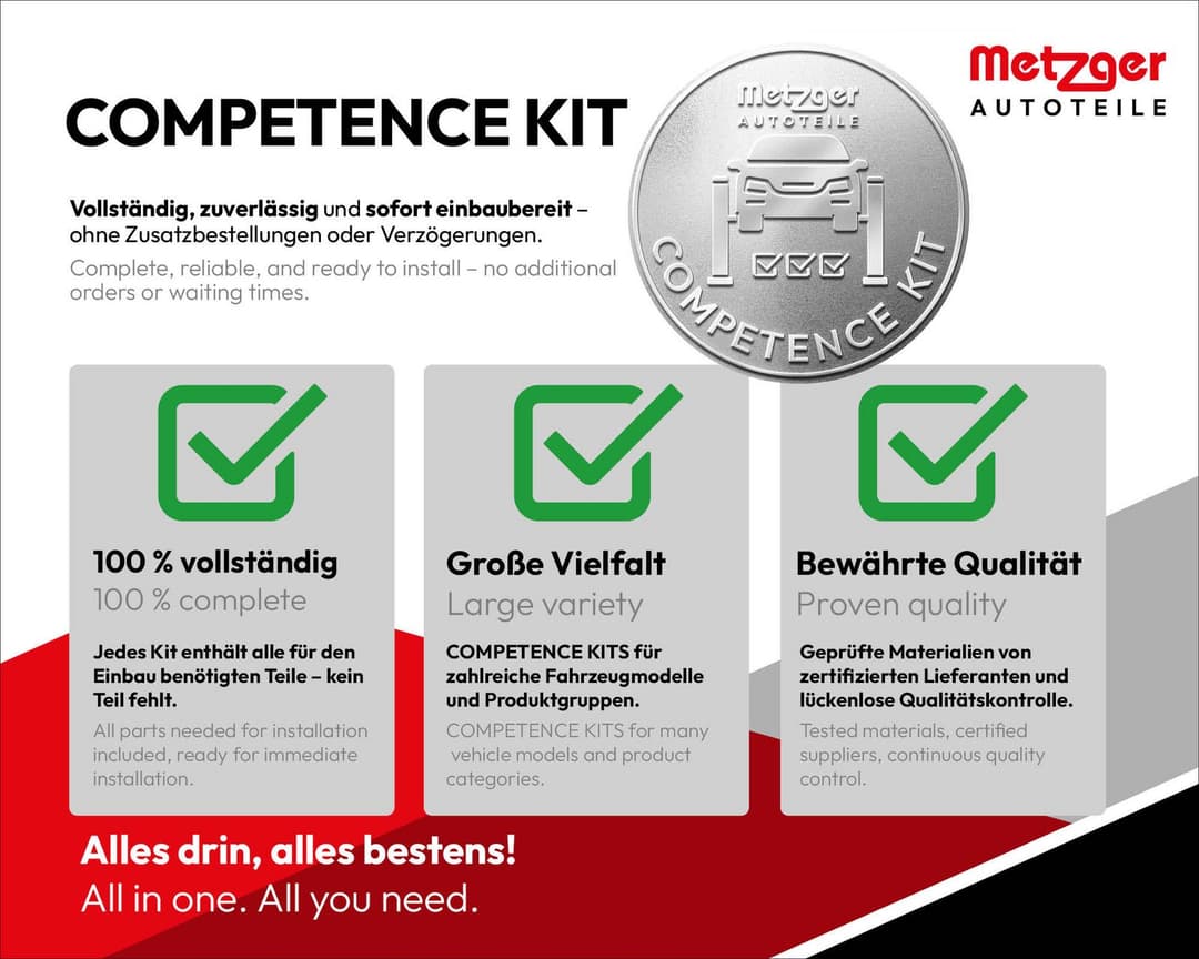 Set saboti frana METZGER KV 9601