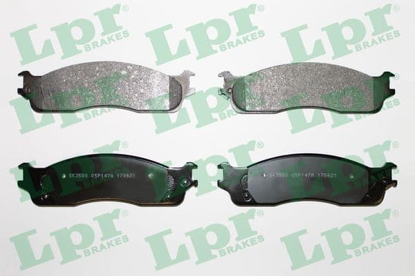 set placute frana,frana disc LPR 05P1478