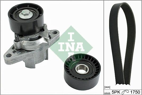 Set curea transmisie cu caneluri Schaeffler INA 529 0082 10
