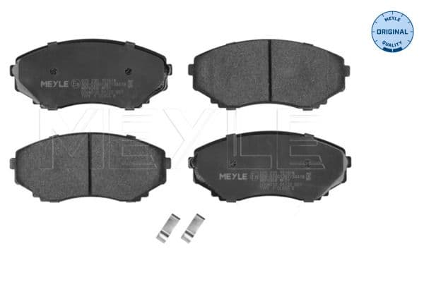 set placute frana,frana disc MEYLE -ORIGINAL: True to OE. 025 235 1516/W