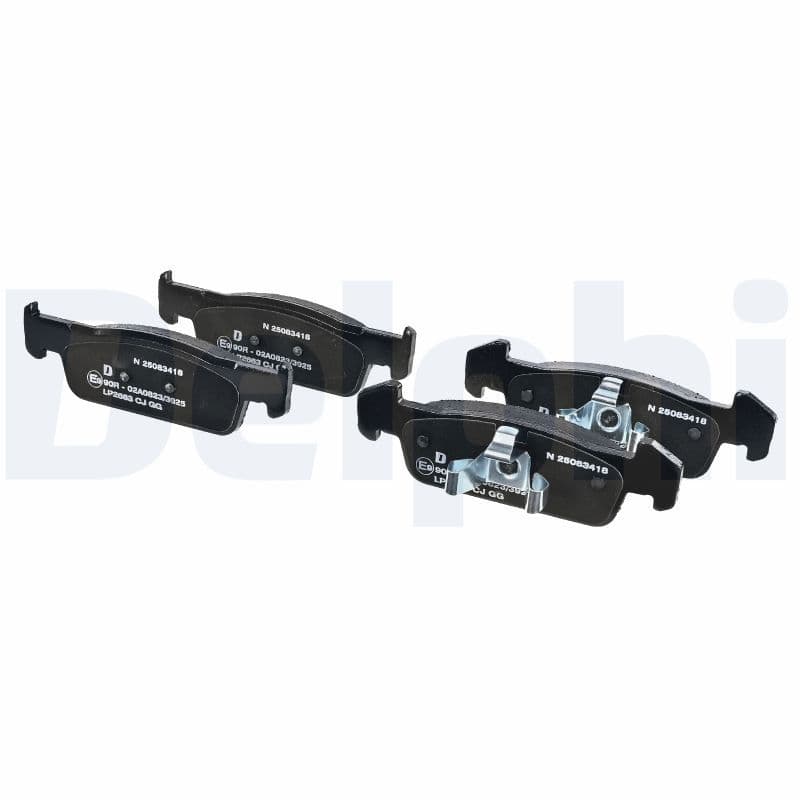 set placute frana,frana disc DELPHI LP2663