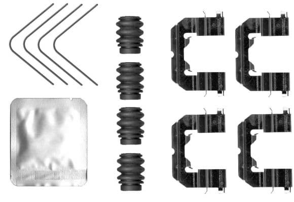 Set accesorii, placute frana TEXTAR 82554300