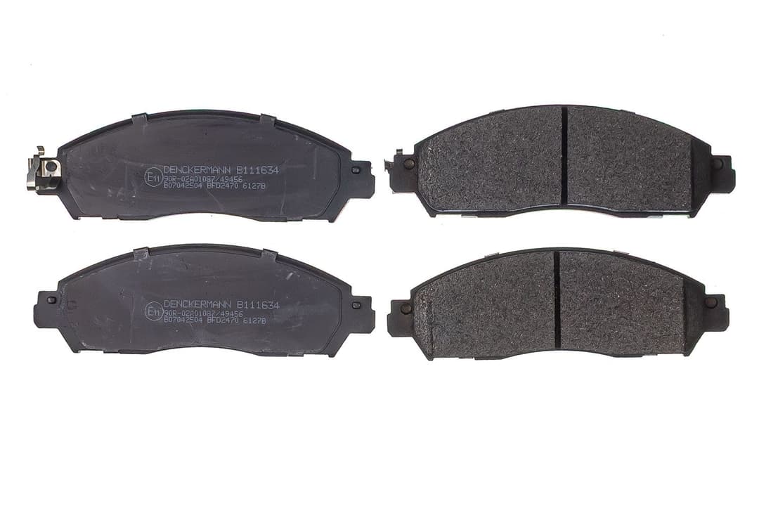 set placute frana,frana disc DENCKERMANN B111634