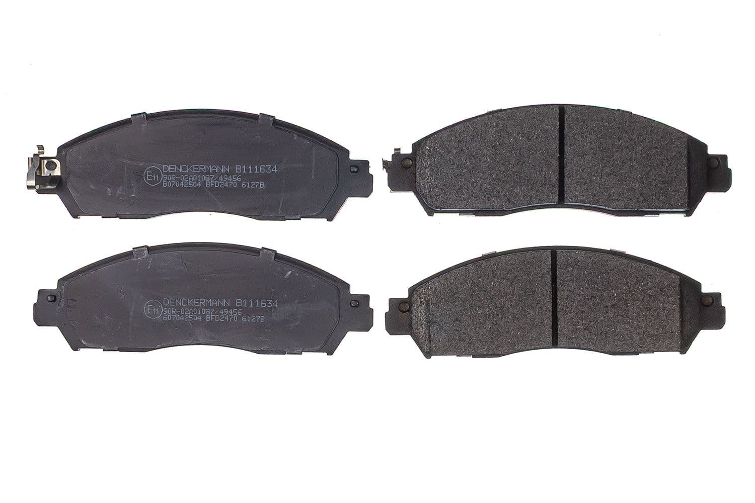 set placute frana,frana disc DENCKERMANN B111634