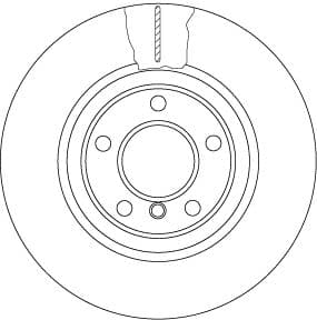 Disc frana TRW DF6616S