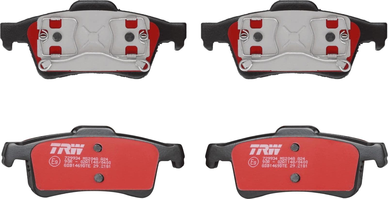 set placute frana,frana disc TRW DTEC COTEC GDB1469DTE